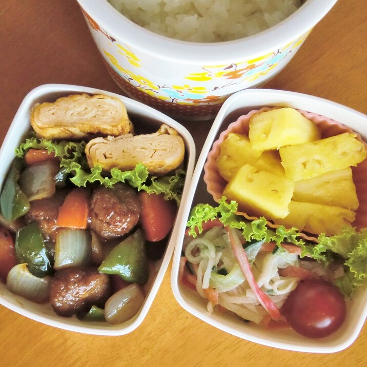こどものお弁当 酢豚風てりやきミートボール レシピ 作り方 By R Chibico 楽天レシピ こどものお弁当 酢豚風てりやきミートボール レシピ 作り方 By R Chibico 楽天レシピ